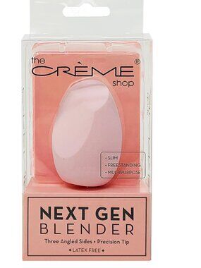 The Crème Shop Next Gen Blender, Latex-Free, Three Angled Sides, Precision Tip